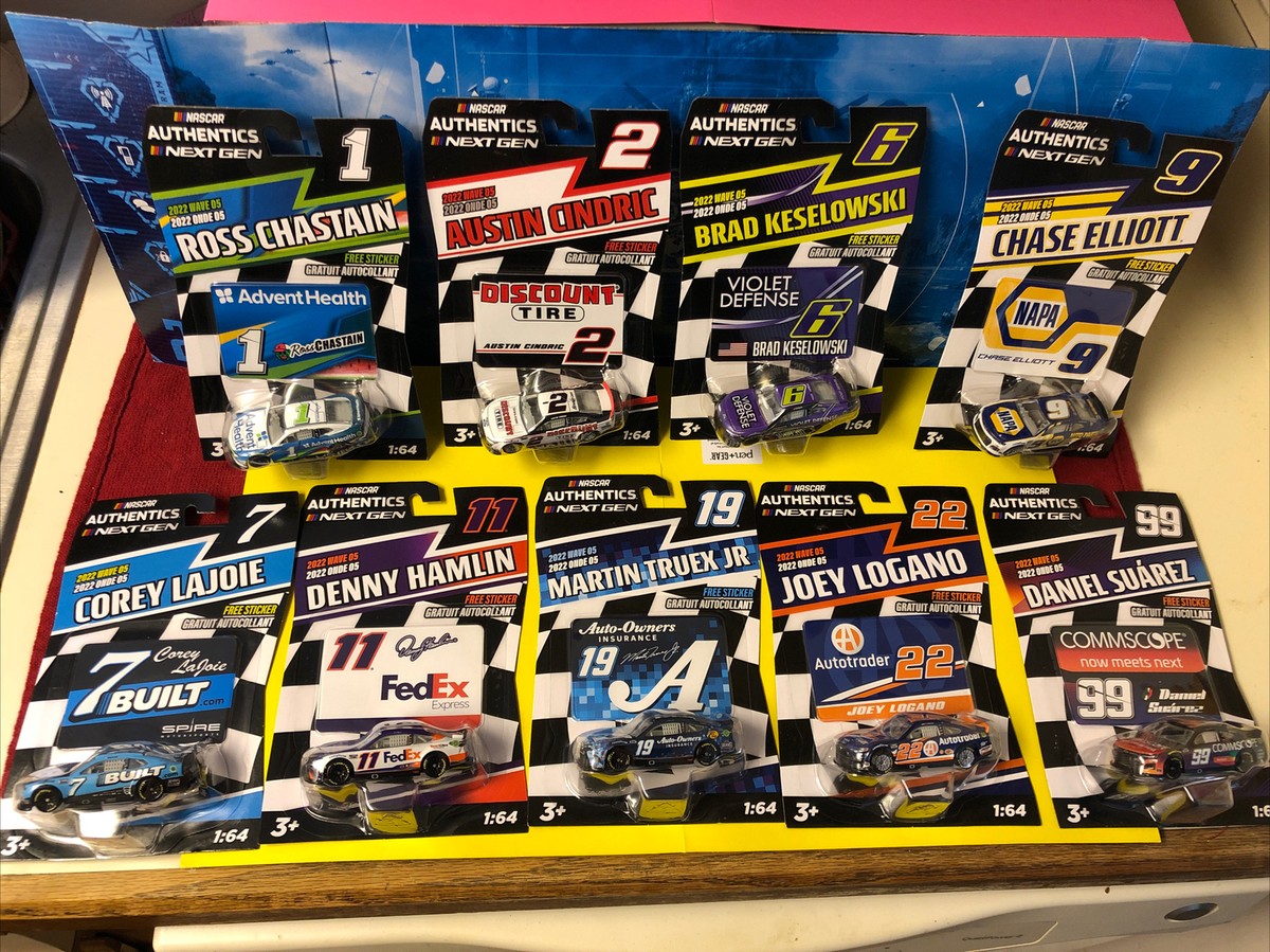 ナスカー 1/64 ミニカーセット　5/16 Nascar Authentics Next Gen 2022 Wave 5 Nascar 1:64 Diecast