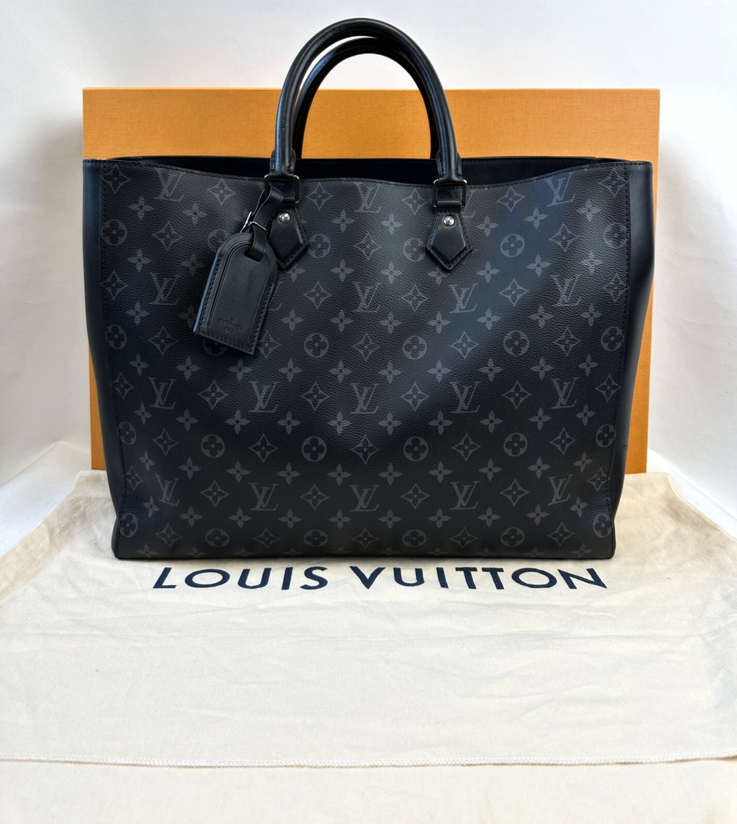LOUIS VUITTON Monogram Exclipse Canvas Double Flat Messenger Tote 