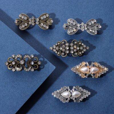 Clasp Dress Shirt Cape Cloak Clips Sweater Swirl Clip Cardigan Clip Brooch  UK