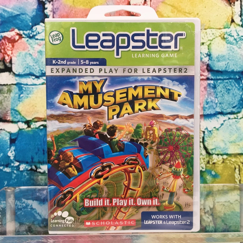 3 Leapster Leap Frog Games Learn Kid Amusement Park Dinosaurs I Spy Ages 5-8 NEW - Image 2 of 4