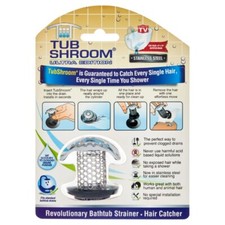 New TubShroom Ultra Edition Stainless Steel Hair Catcher, Stop Tub Drain Clogs