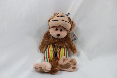 Beanie Kids ECKLES THE CIRCUS MONKEY BEAR  Plush Toy New - Picture 2 of 5