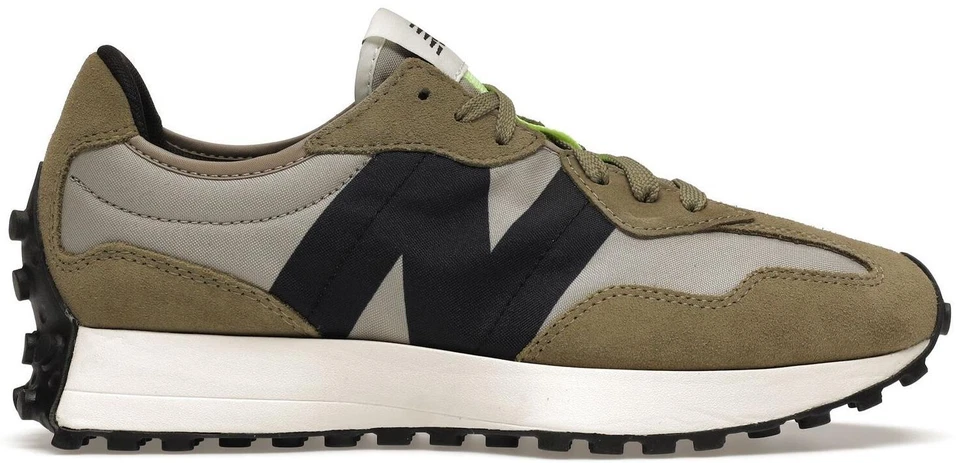 New Balance 327 Aluminum Covert Green