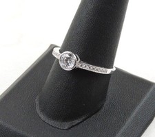 Sterling Silver .64 cttw Cubic Zirconia Ring - Free Gift Packaging