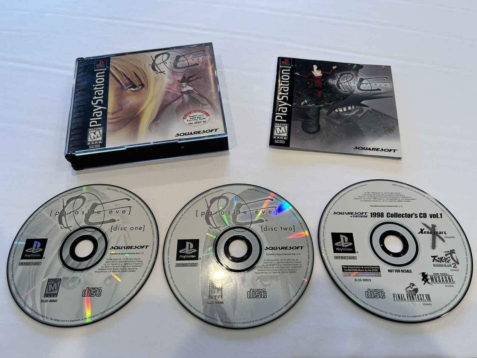 Parasite Eve (PlayStation 1) Ps1 Complete Cib