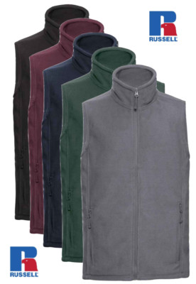 Russell 872M Outdoor Polyester Fleece Waistcoat Gilet Vest Bodywarmer