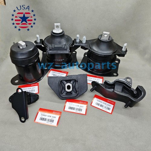 3PC Motor Mounts Set for 03-07 Honda Accord 04-08 Acura