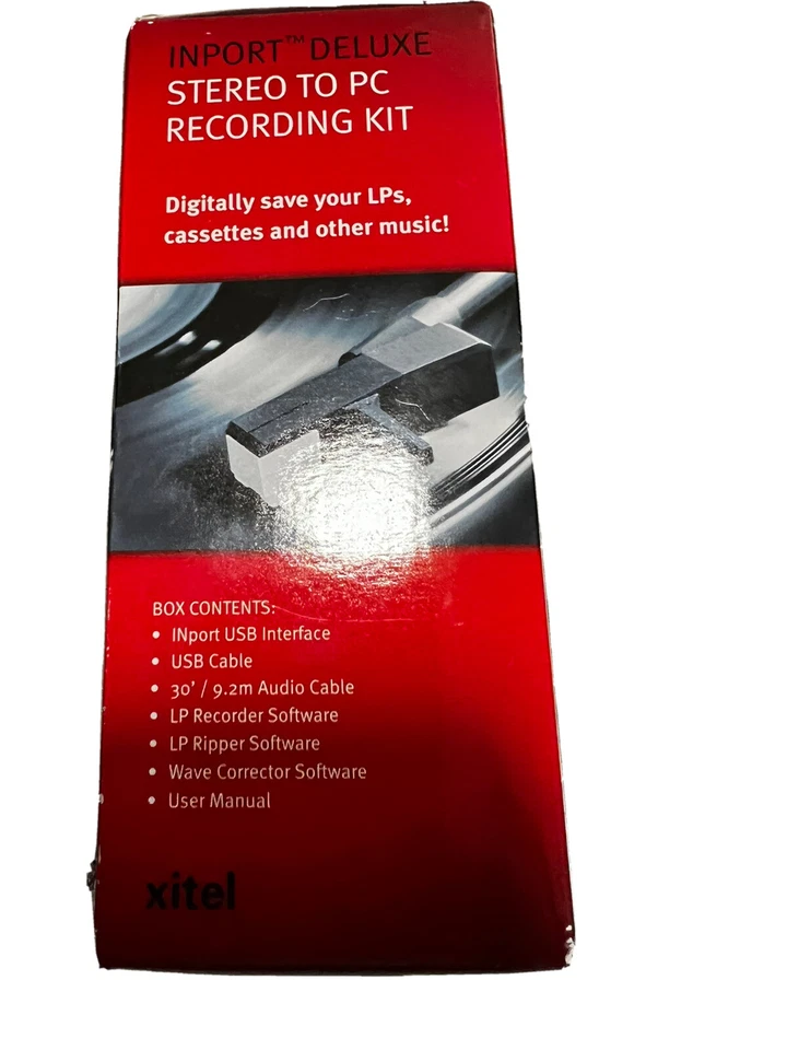  Record From Your Stereo To Your Computer inport deluxe audio recording kit NEW - Image 2 of 4