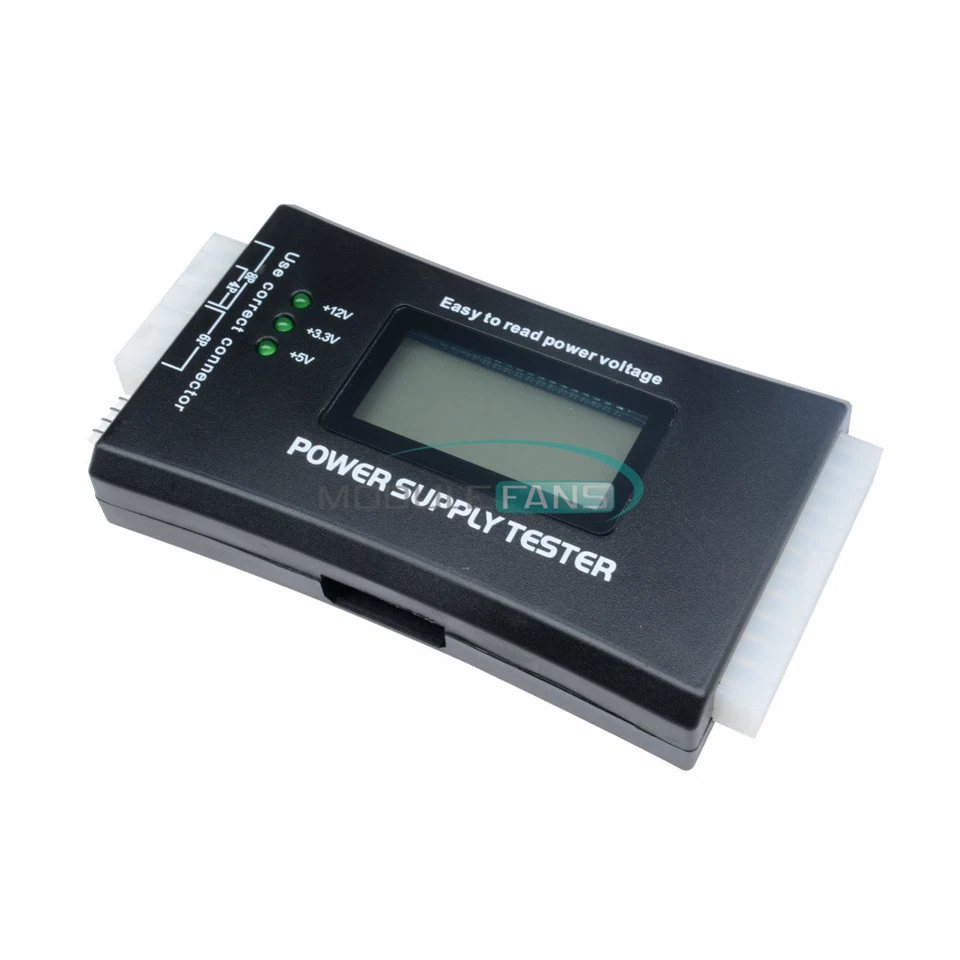 Digital LCD PC Computer PC Power Supply Tester 20/24 Pin SATA HDD Testers - Image 3 of 4
