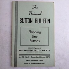 The National Button Bulletin Shipping Line Buttons Official Magazine Of The Nati