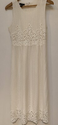 women's Alfani sleeveless cream lace tea length dress size 12 | eBay women's Alfani sleeveless cream lace tea length dress size 12 | eBay