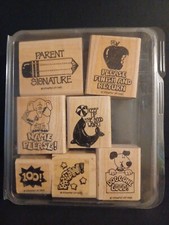 7 Pcs.Recognition School Rubber Stamps