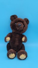 Vtg Dakin Plush Chocolate Brown Jointed Theodore Teddy Bear Stuffed Animal 1981