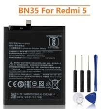 New BN35 Replacement Battery For Xiaomi Redmi 5 5.7" 3300 mAh  Tools