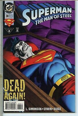 Superman the Man of Steel 1991 series # 50 near mint comic book