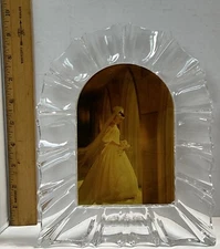 Mikasa Picture Photo Frame Austrian Crystal Monarch Cathedral Arch Art Deco