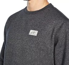 Eddie Bauer Men's Outdoor Heavyweight Crewneck HTR BLACK Sweatshirt XXL 60 Tag