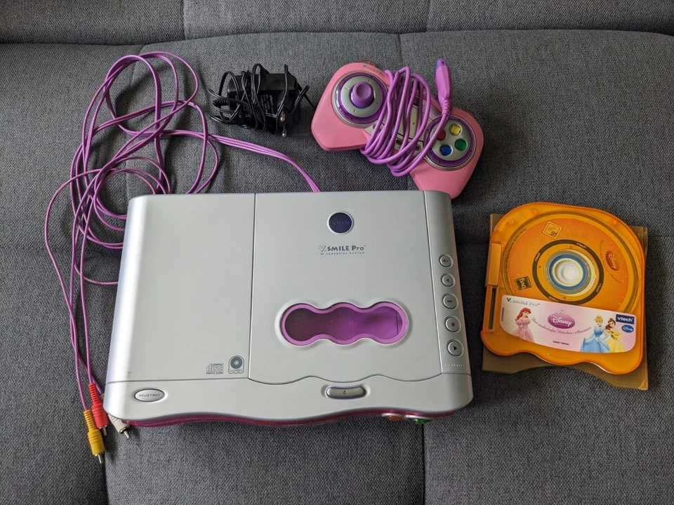 VTech Smile Pro Konsole, Lernspiel für Kinder, 1 Controller, 1 Spiel