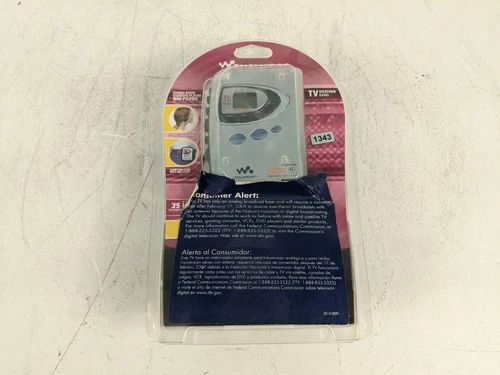 Vintage Sony Walkman Stereo Cassette Player WM-FX290 TV/Weather/Radio SEALED