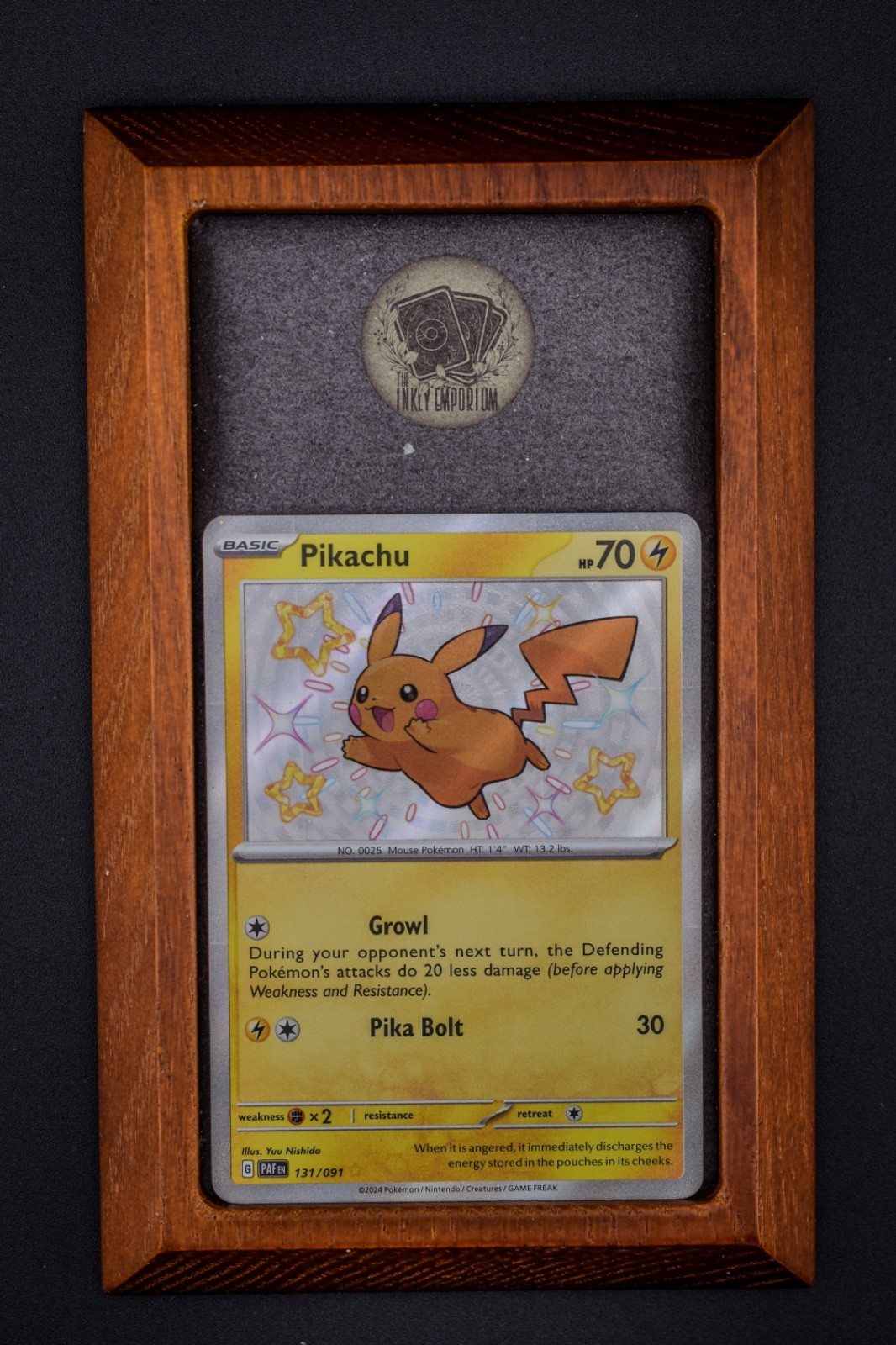 Pikachu | 131/091 | Paldean Fates | Baby Shiny | English | 2024 | NM-M