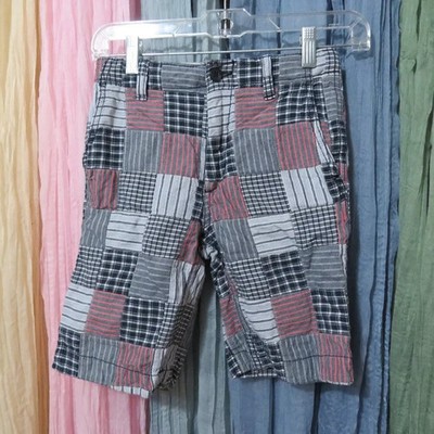 Gap Kids Madras Plaid Shorts - Adjustable Waist - 12 Slim