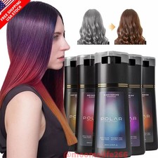 Polar Hair Dye Shampoo Essence Color Natural Instant Colour For Women Men 200ML