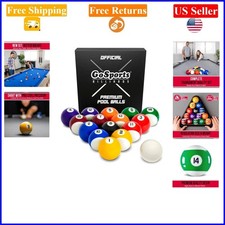 16-Piece Regulation Resin Pool Balls Set for Professional Play