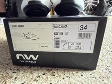 Northwave Sonic Junior road bike cycling shoes, White, size 34 (US size 3)