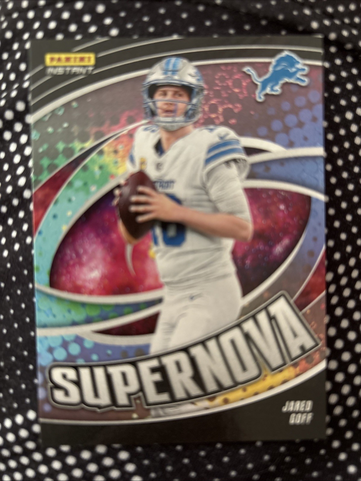 2024 Panini Instant NFL SUPERNOVA - JARED GOFF - #’d 1/451 Lions!