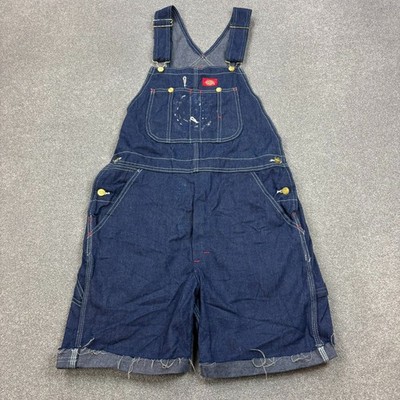 Dickies Latzhose Erwachsene 30x7 blau Latzhose Denim Workwear Carpenter Herren*