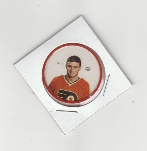 1968-69 SHIRRIFF COIN #7 BRIT SELBY, FLYERS, NRMT, TOUGH
