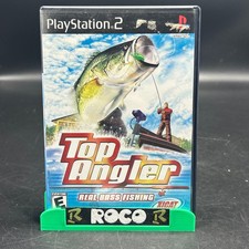 Top Angler: Real Bass Fishing PS2 (PlayStation 2, 2002) Complete W/ Manual