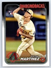 2024 Topps #325 Justin Martinez RC - Arizona Diamondbacks