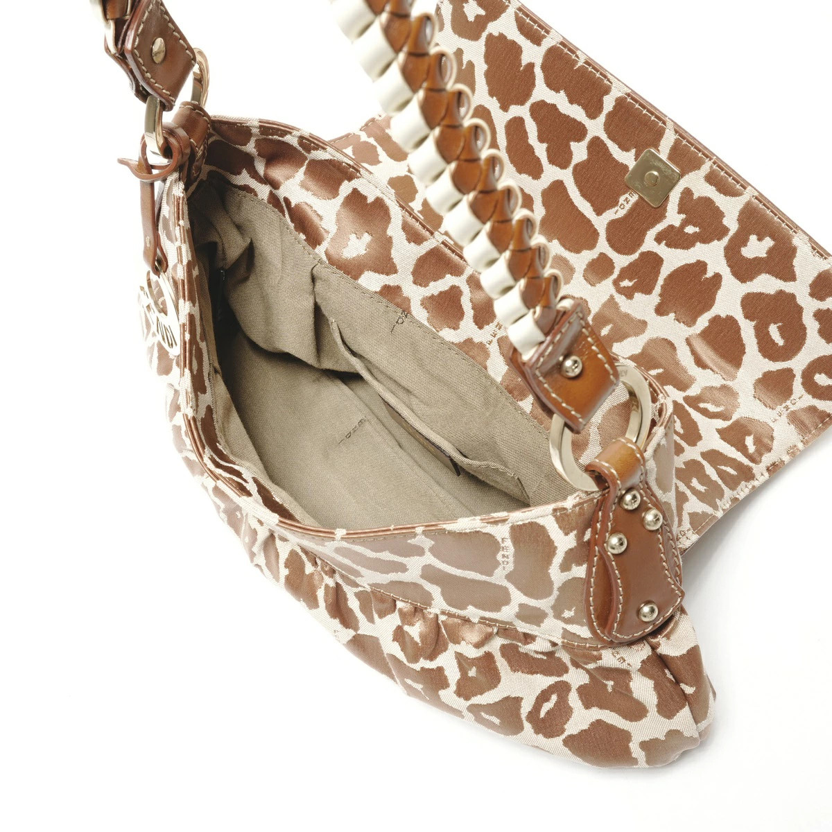 Fendi Leopard Pattern One Shoulder Canvas 8Br445 … - image 11