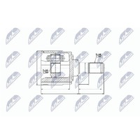 NTY NPW-KA-314 Gelenksatz, Antriebswelle