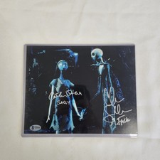 Catherine O&rsquo;Hara Chris Sarandon Nightmare Before Christmas Signed 8x10 Beckett