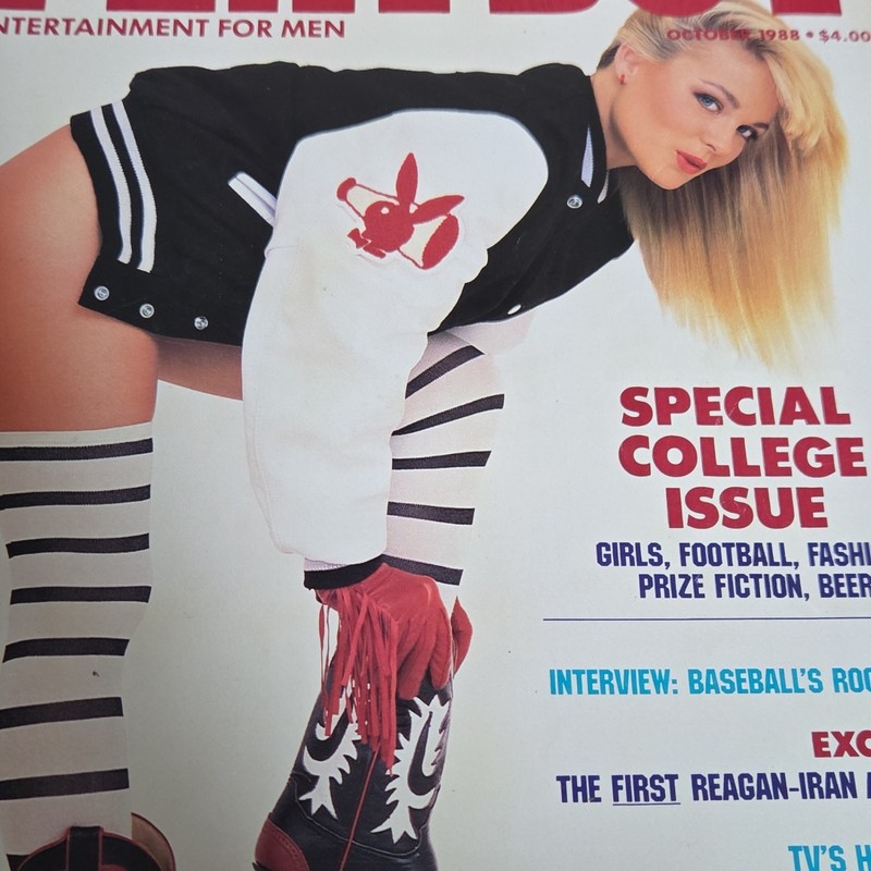 Playboy October 1988 Special Issue College Topic Men's Magazine, English