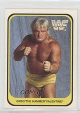 1991 Merlin WWF German Greg Valentine Greg The Hammer Valentine #16 0w6