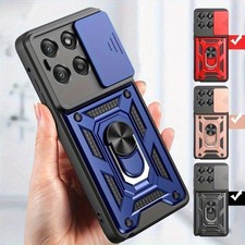 Shockproof Magnetic Case for Moto G Stylus 5G 2025/2026 Slide Cam Cover Ring