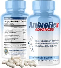 ArthroFlex Advanced Joint Health Supplement – 60 Capsules - Vital Joint Suppleme