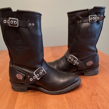 Harley Davidson Vintage 1970 s Moto Women s Boots RARE GUVC SZ 6.5 VERY NICE
