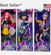 3PCS/1pc Cosplay Kpop Demon Hunters Dolls Moveable Joint Collectible Figure Toys