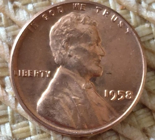 1958-P Lincoln Memorial Cent | BRILLIANT UNCIRCULATED/DDR