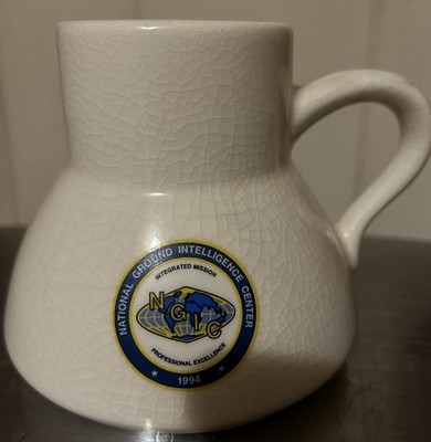A National Ground Intelligence Center (NGIC) commemorative mug by Deneen Pottery