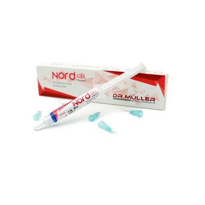 DR. MÜLLER Nord Gel 37%   Ätzgel 4,3g Spritze   Profi Dental Etching Gel