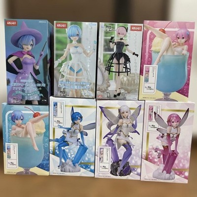 Re:Zero Rem Emilia Ram Figurenset 8 Stück Sammelfiguren