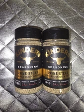 Kinder's Prime Steak with Black Garlic &  Truffle Seasoning & Rub, 5 Oz Lot Of 2