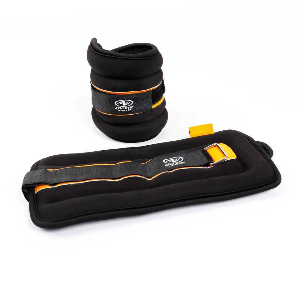 Par de pesas de tobillo y muñeca de 5 lb (2 piezas, cada una es de 2,5 libras), correa ajustable Foto 4 de 4