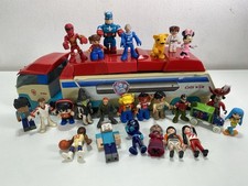 mixed lot Paw Patrol Hauler Patroller Bus With 24 Figures accessories