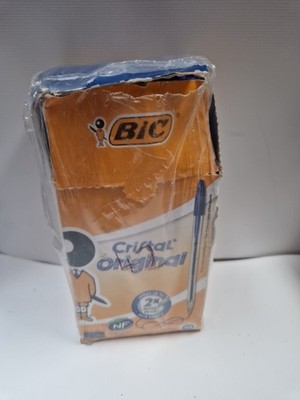 41 BIC Cristal Mittel Kugelschreiber Kugelschreiber Biros Blau 1 mm